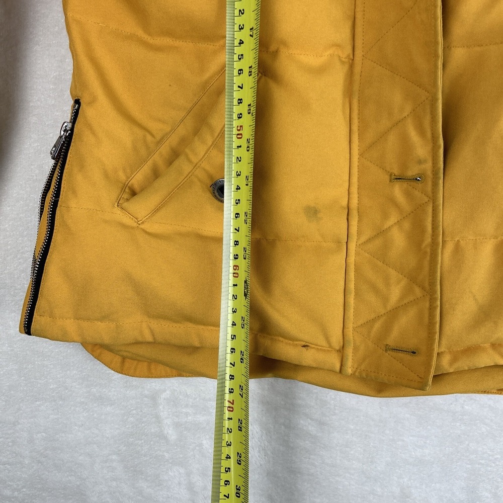 Storm Mountain Artic Series Lewis Puffer Winter Jacket Women Large Yellow - Picture 10 of 14